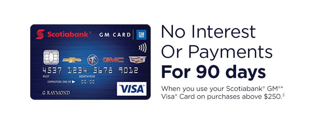 No Interest of Payments for 90 Days